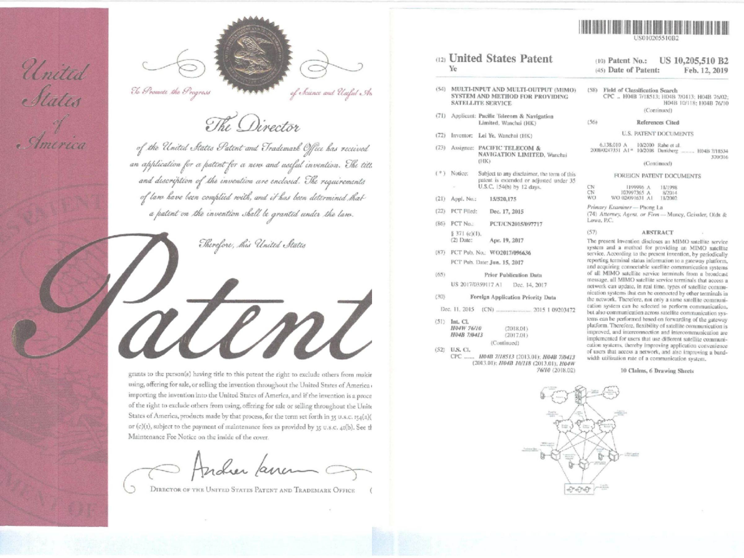 MIMO United States Patent